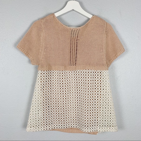 Anthropologie Moth Madeira Eyelet Pullover Top - Picture 14 of 15